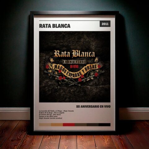 Cuadro Rata Blanca - XX Aniversario En Vivo