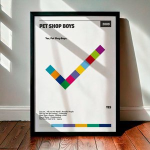 Cuadro Pet Shop Boys - Yes