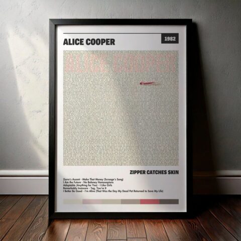 Cuadro Alice Cooper - Zipper Catches Skin