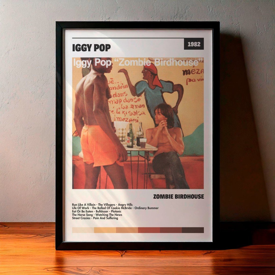 Cuadro Iggy Pop - Zombie Birdhouse