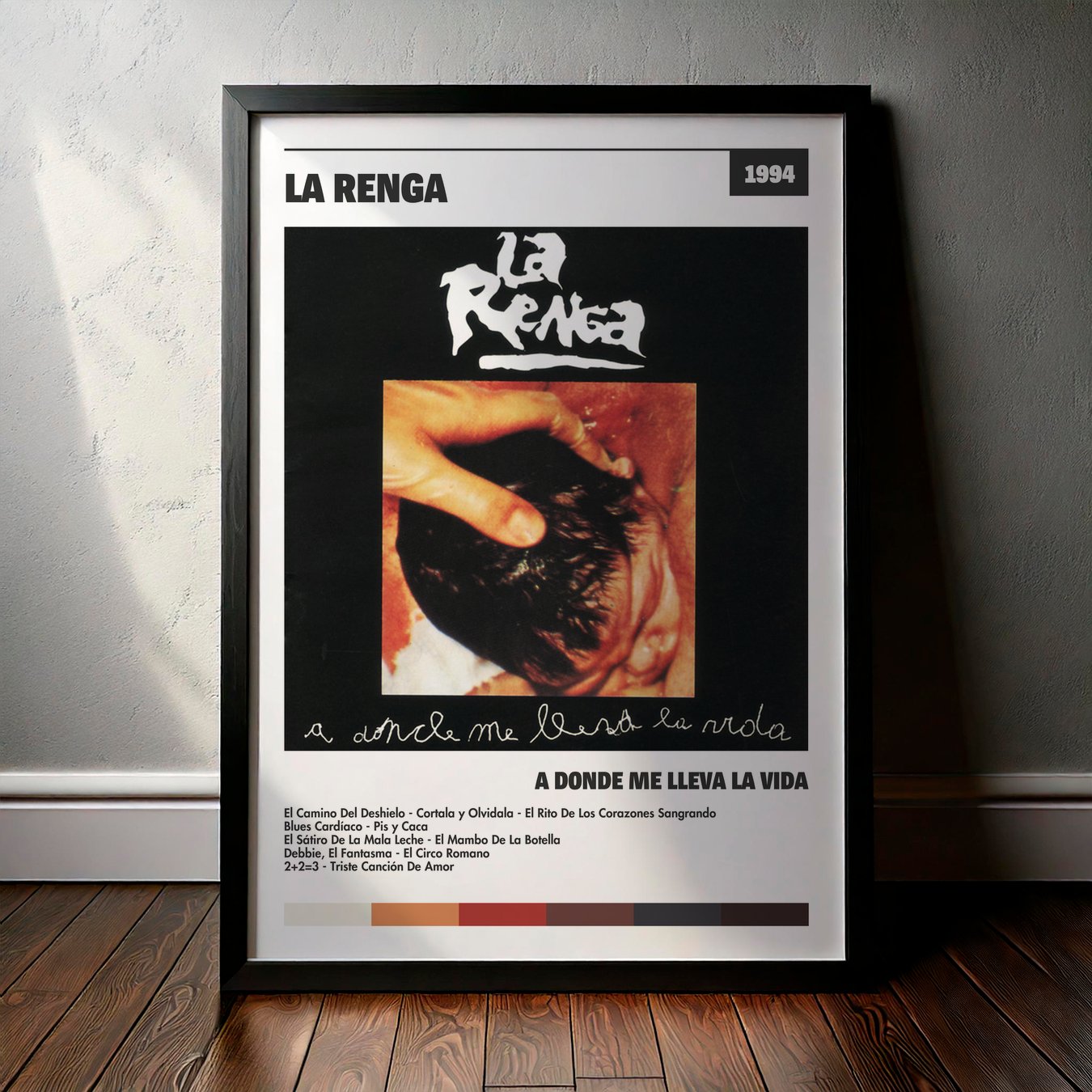 Cuadro La Renga – A Donde Me Lleva La Vida
