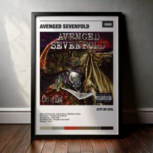 Cuadro Avenged Sevenfold – City of Evil