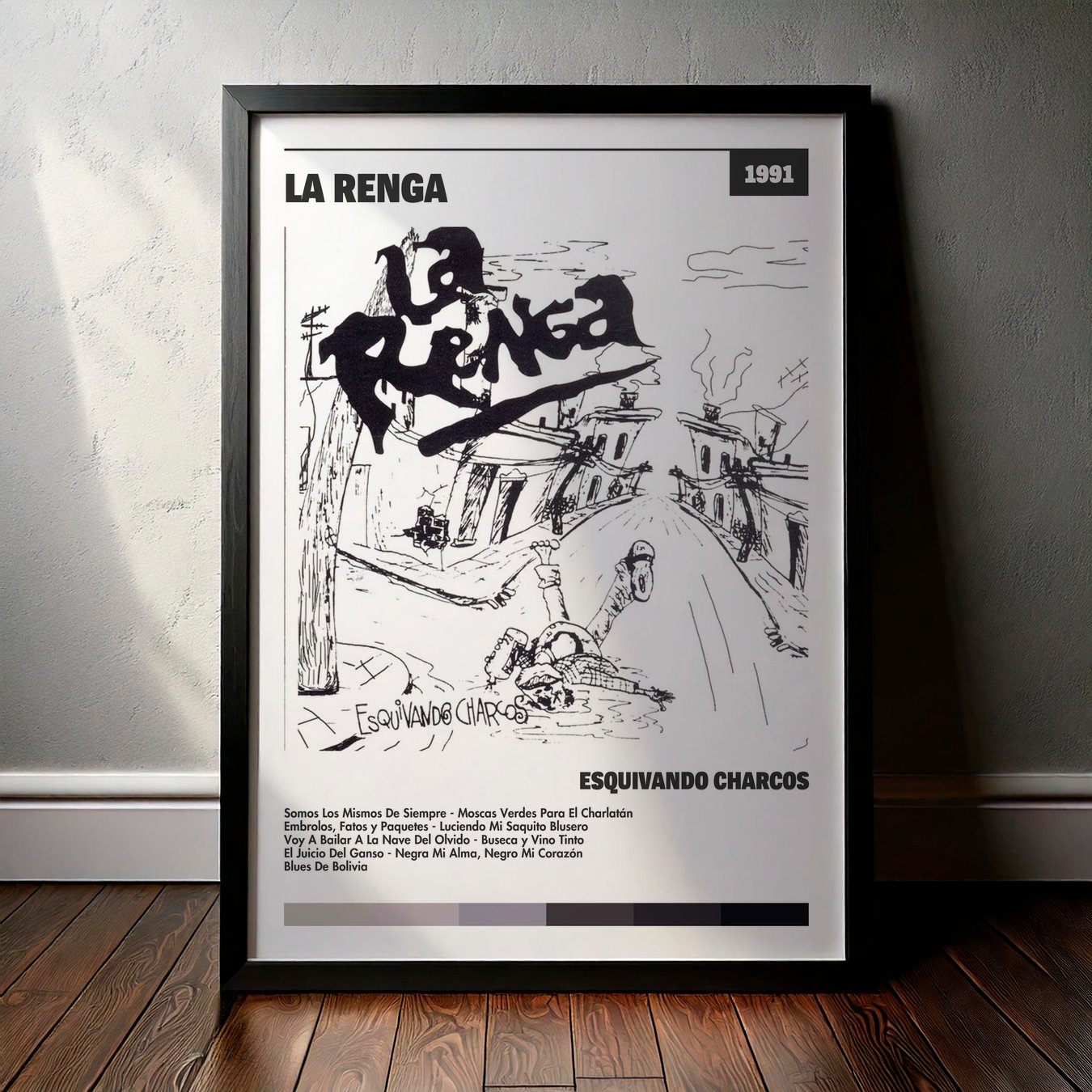 Cuadro La Renga – Esquivando Charcos