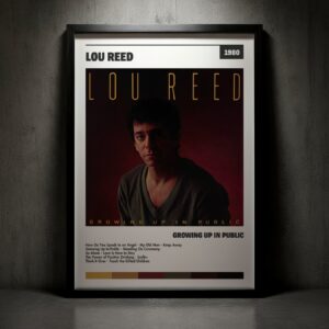 Cuadro Lou Reed – Growing Up In Public