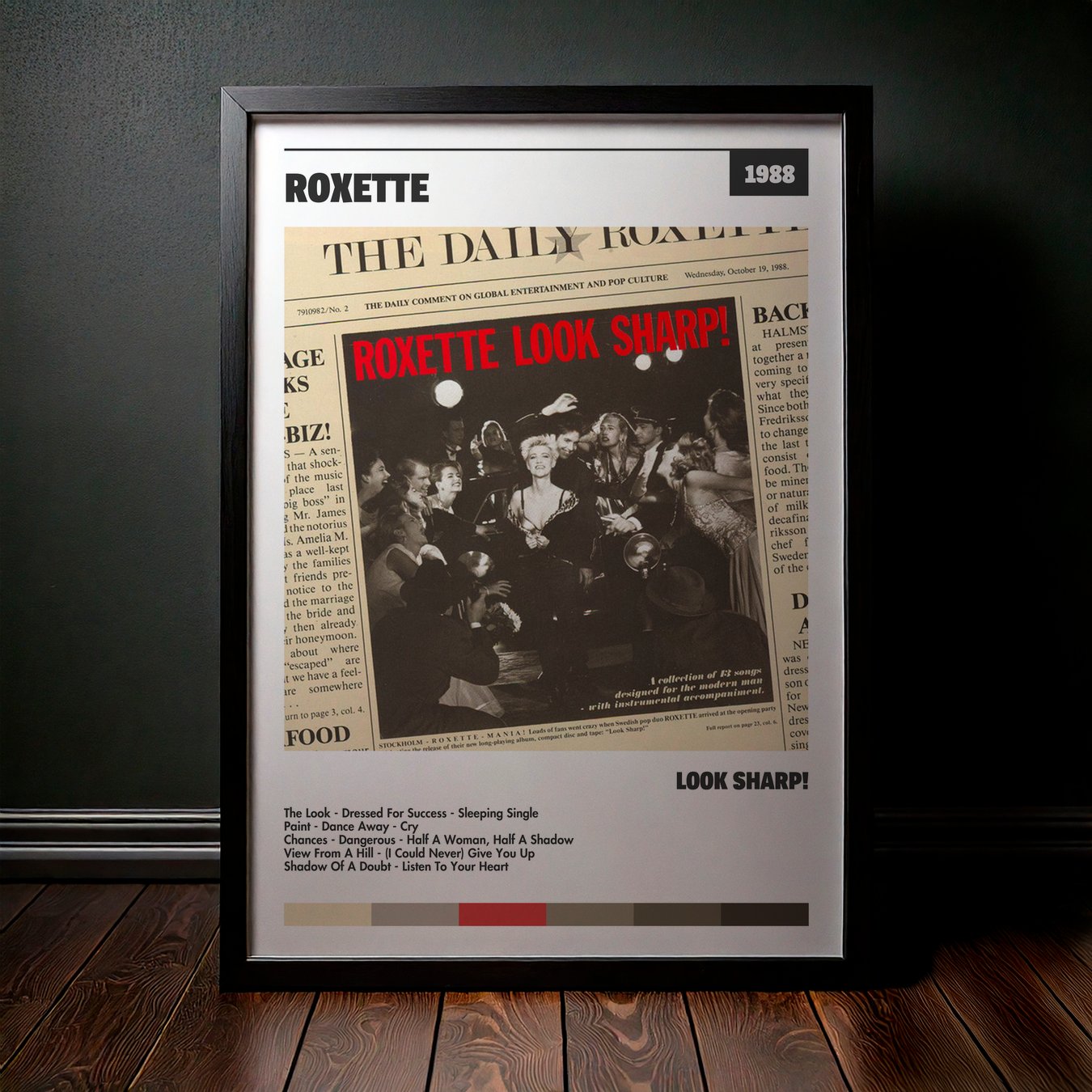 Cuadro Roxette – Look Sharp!
