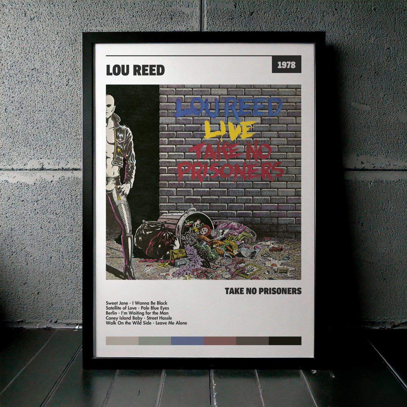 Cuadro Lou Reed – Take No Prisoners