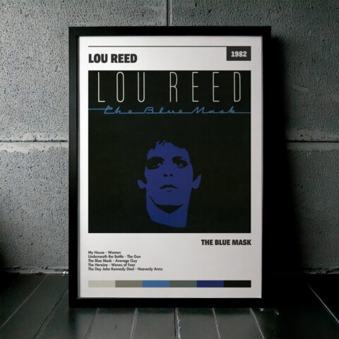 Cuadro Lou Reed – The Blue Mask
