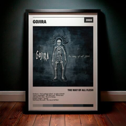 Cuadro Gojira – The way of all flesh