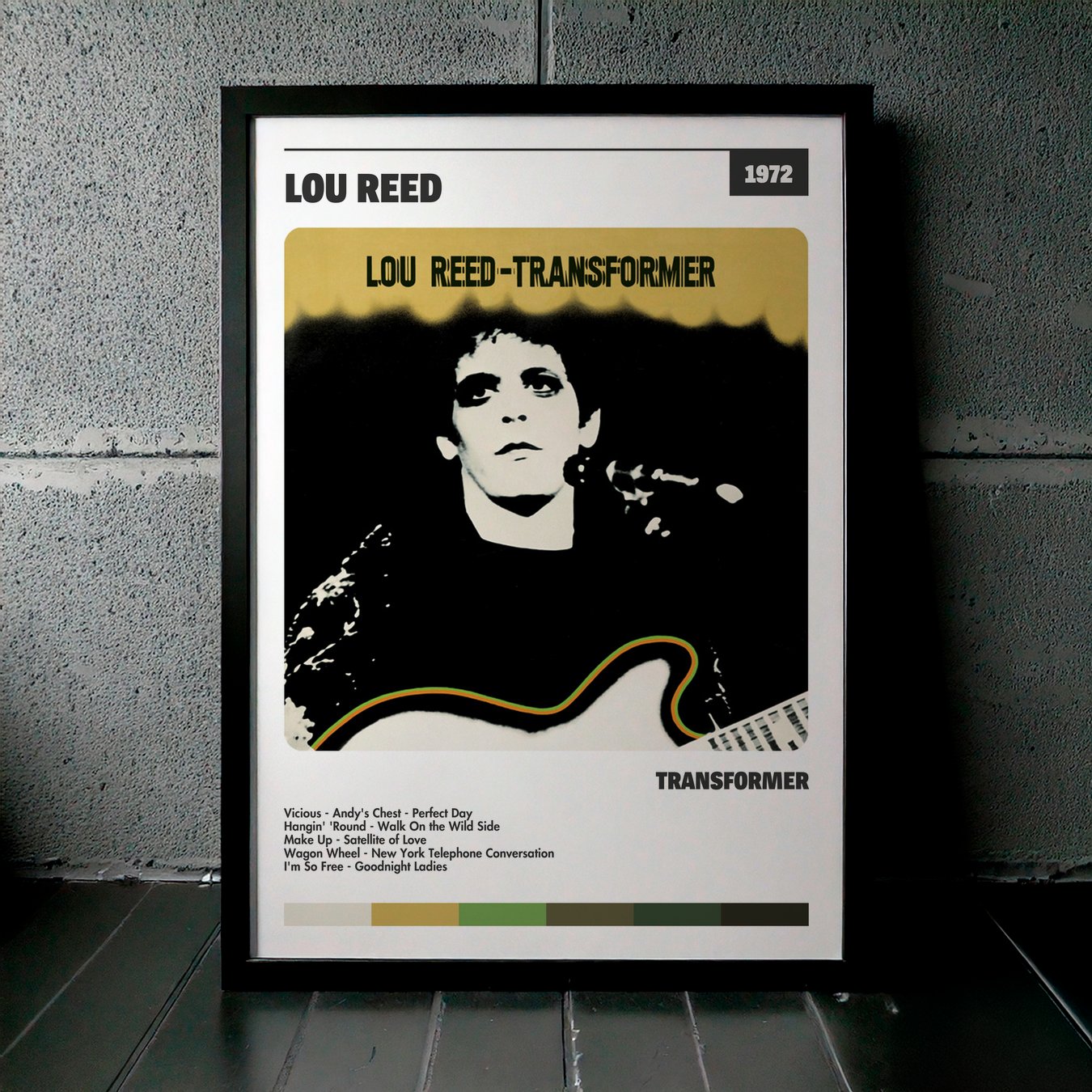 Cuadro Lou Reed – Transformer