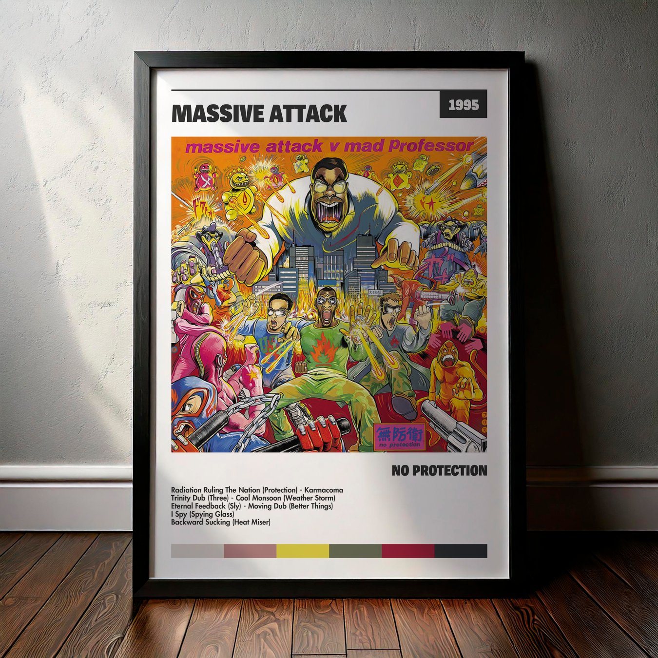 Cuadro Massive Attack – No Protection