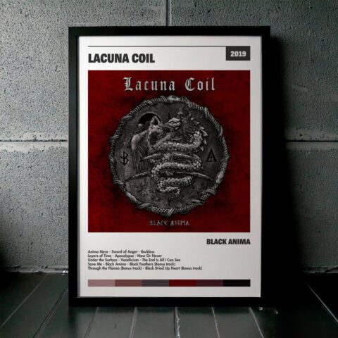 Cuadro Lacuna Coil – Black Anima