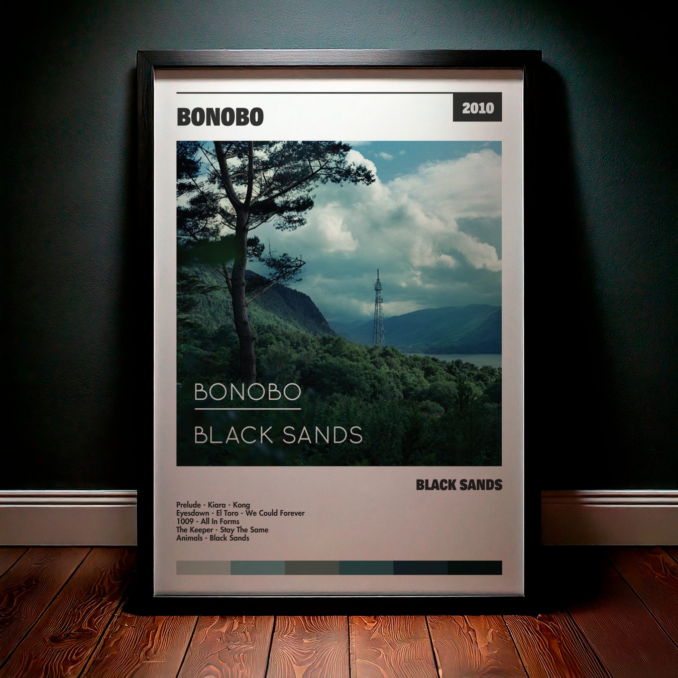 Cuadro Bonobo – Black Sands
