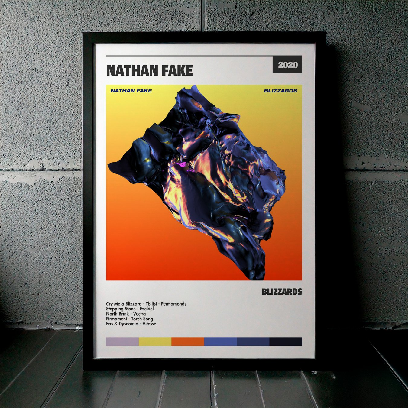 Cuadro Nathan Fake – Blizzards