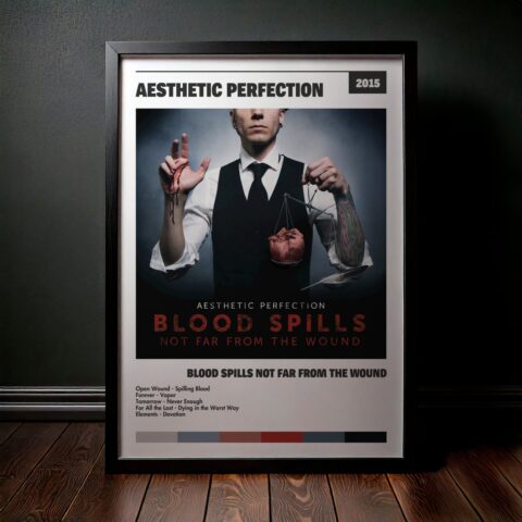 Cuadro Aesthetic Perfection – Blood Spills Not Far From The Wound