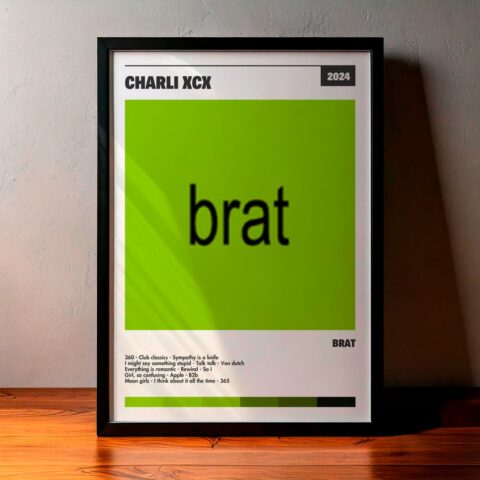 Cuadro Charli Xcx – BRAT