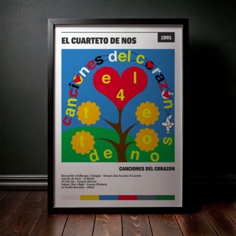 Cuadro El Cuarteto De Nos – Canciones del Corazón