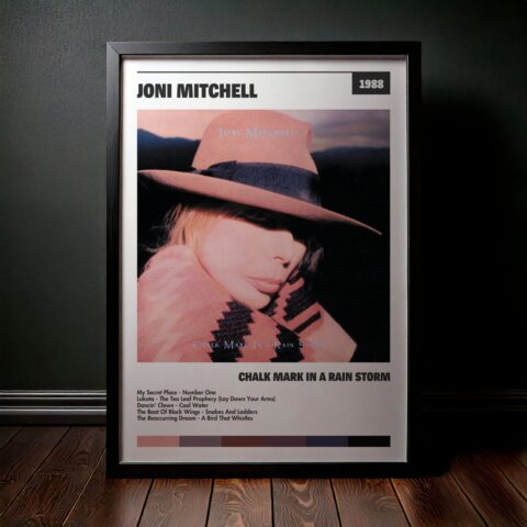 Cuadro Joni Mitchell – Chalk Mark In A Rain Storm