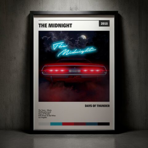 Cuadro The Midnight – Days of Thunder