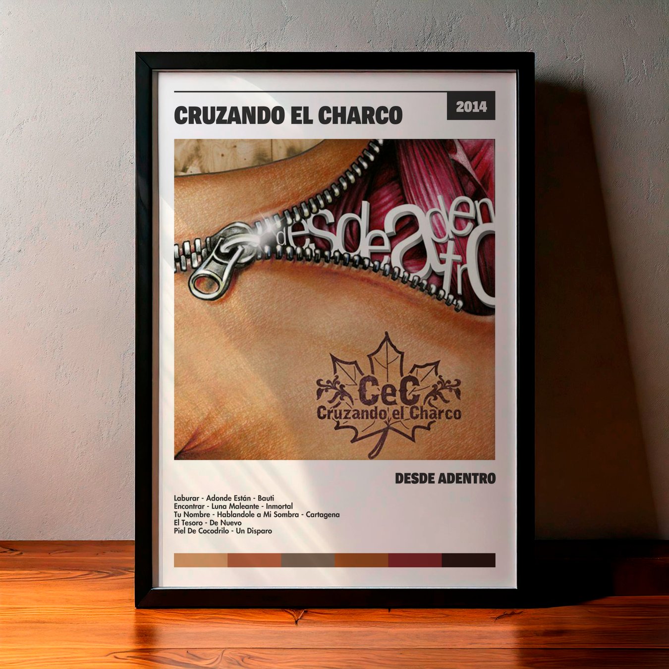 Cuadro Cruzando El Charco – Desde Adentro