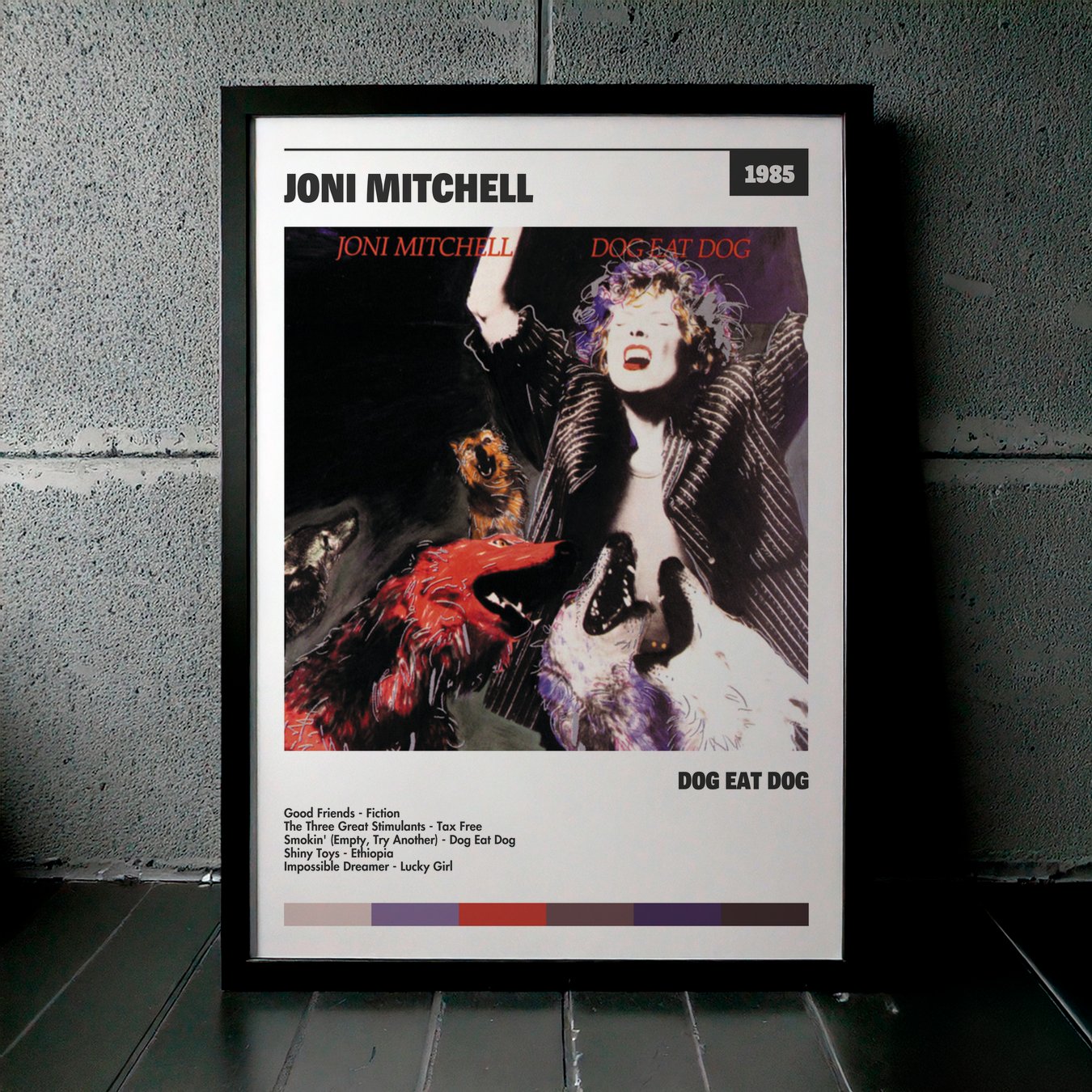 Cuadro Joni Mitchell – Dog Eat Dog