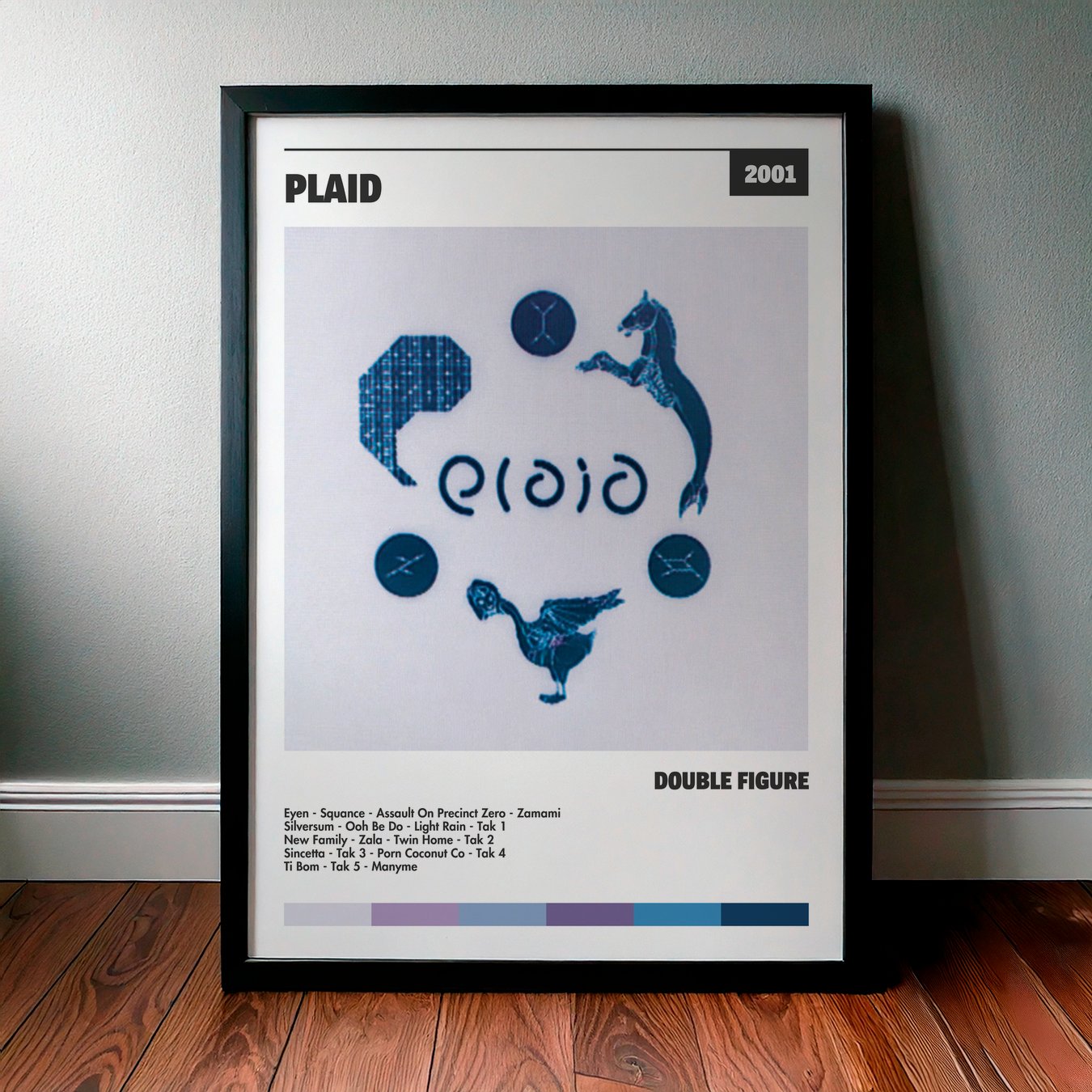 Cuadro Plaid – Double Figure