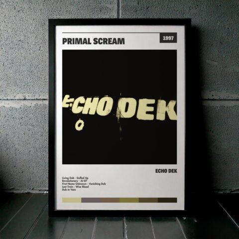 Cuadro Primal Scream – Echo Dek