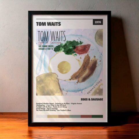 Cuadro Tom Waits – Eggs & Sausage