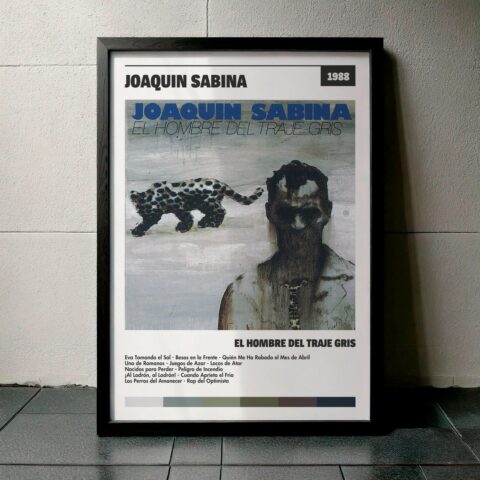 Cuadro Joaquín Sabina – El Hombre Del Traje Gris