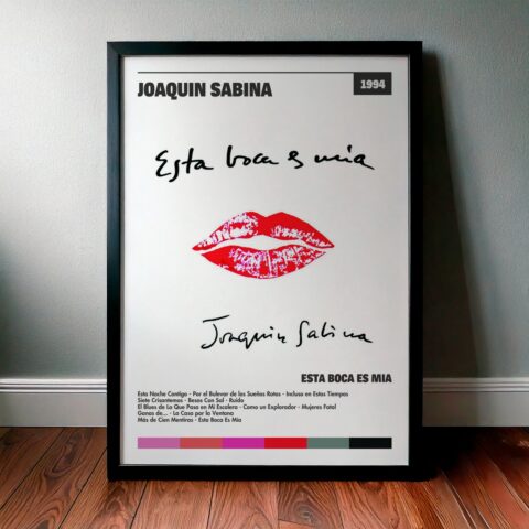 Cuadro Joaquín Sabina – Esta Boca Es Mia