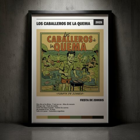 Cuadro Los Caballeros De La Quema – Fiesta de Zombis