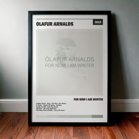 Cuadro Ólafur Arnalds – For Now I Am Winter