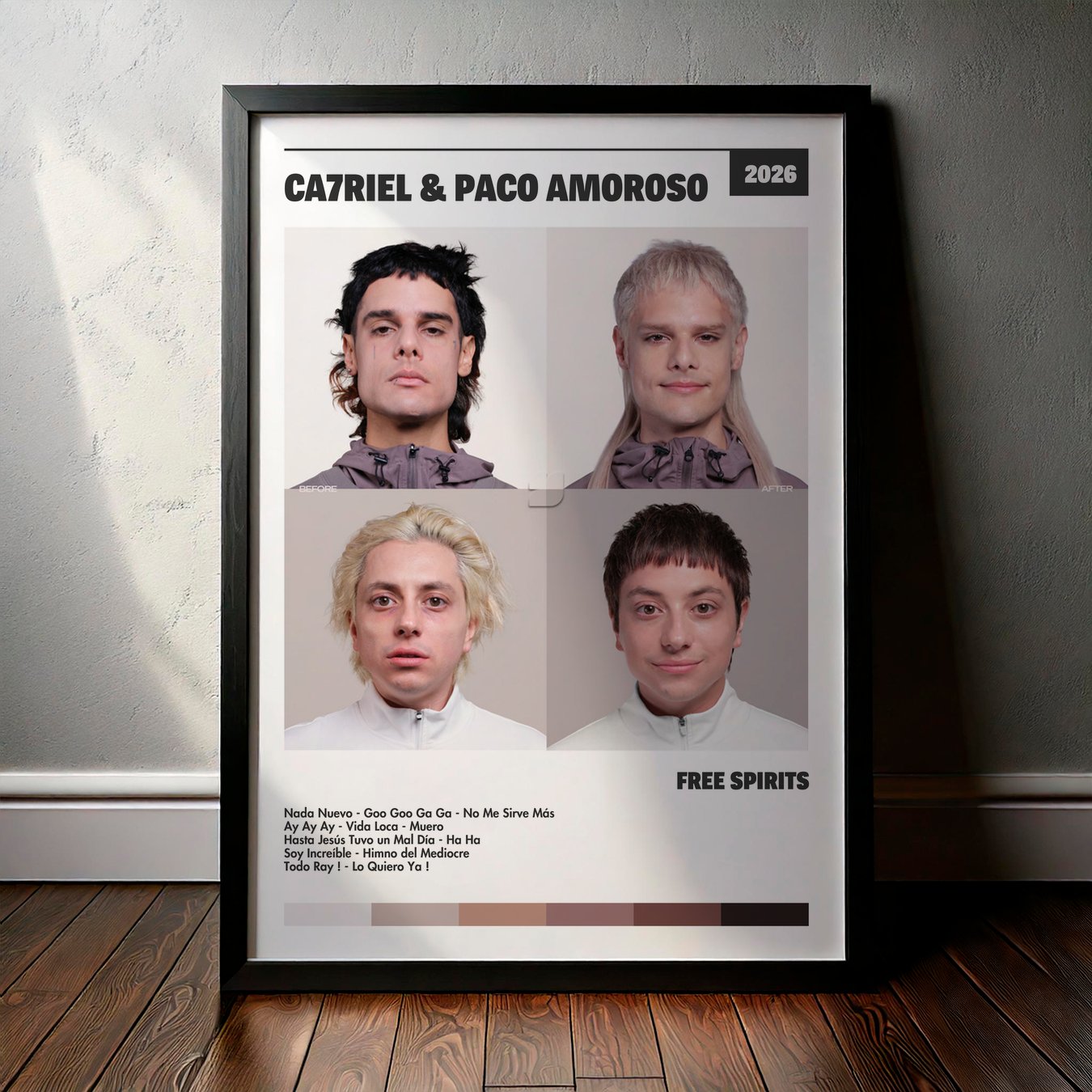Cuadro Ca7riel & Paco Amoroso – FREE SPIRITS