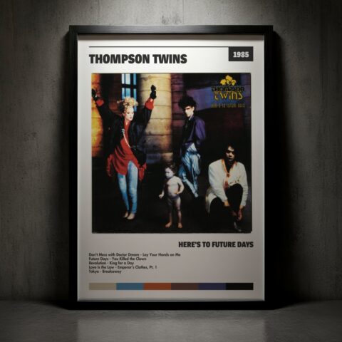 Cuadro Thompson Twins – Here's to Future Days
