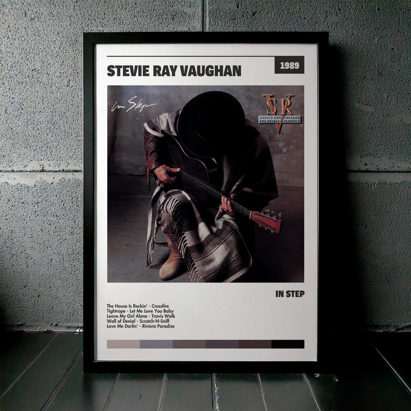 Cuadro Stevie Ray Vaughan – In Step