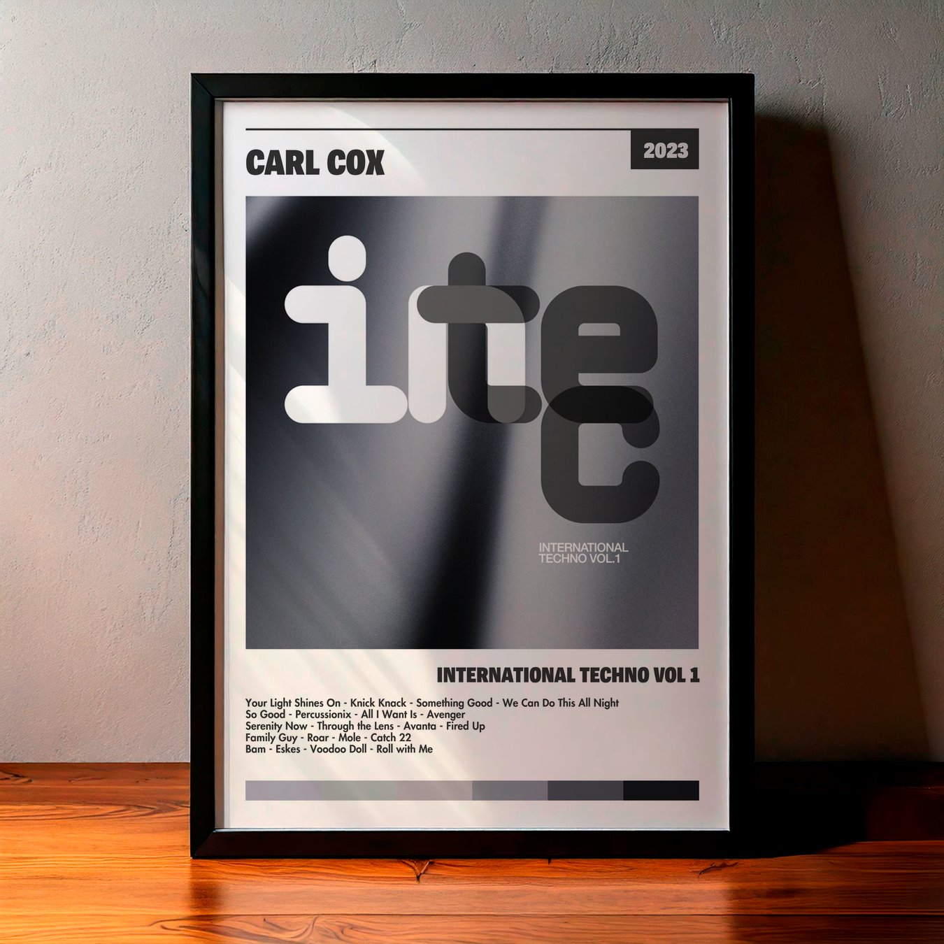 Cuadro Carl Cox – International Techno Vol 1