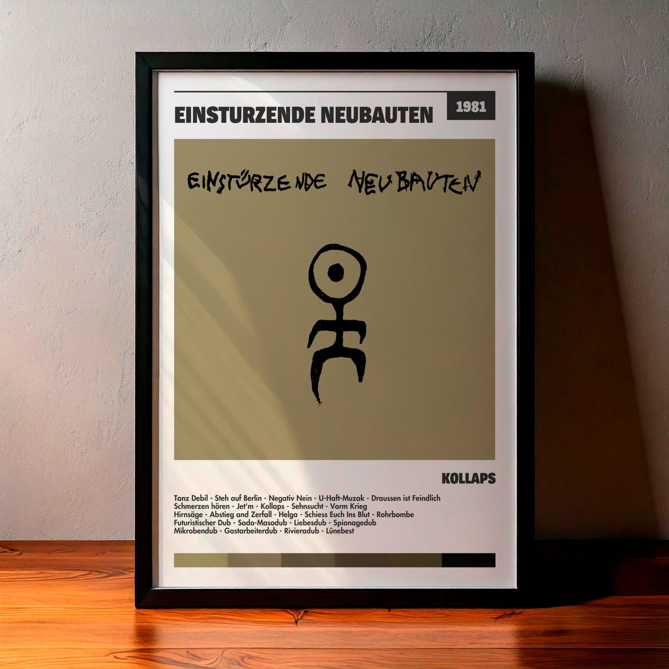 Cuadro Einstürzende Neubauten – Kollaps