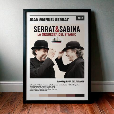 Cuadro Joan Manuel Serrat – La Orquesta Del Titanic