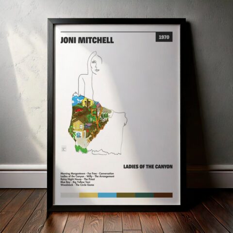 Cuadro Joni Mitchell – Ladies of the Canyon