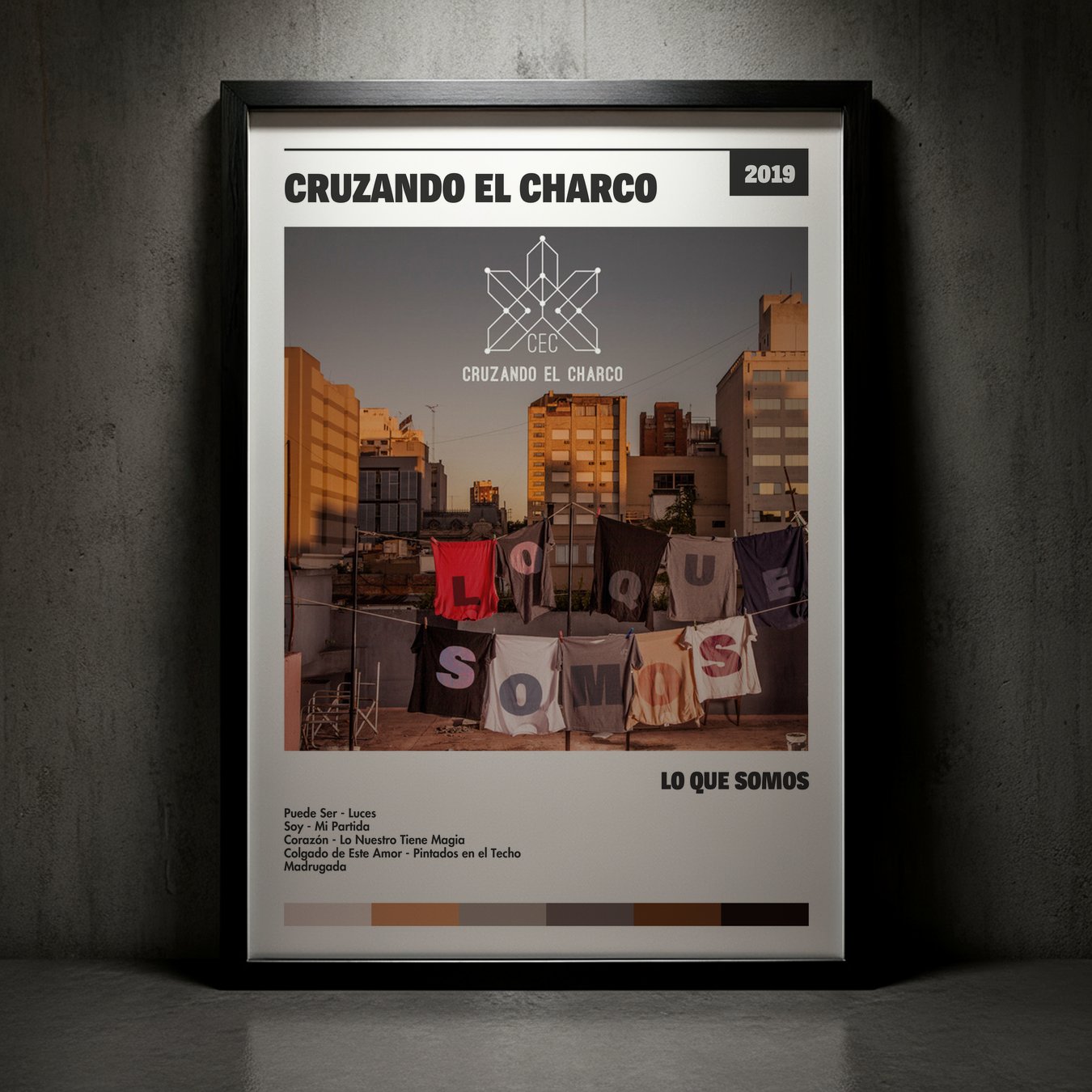 Cuadro Cruzando El Charco – Lo Que Somos