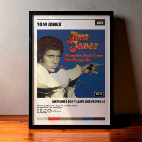 Cuadro Tom Jones – Memories Don't Leave Like People Do