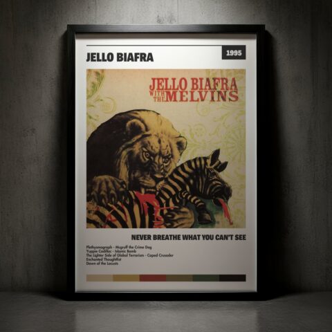 Cuadro Jello Biafra – Never Breathe What You Can't See