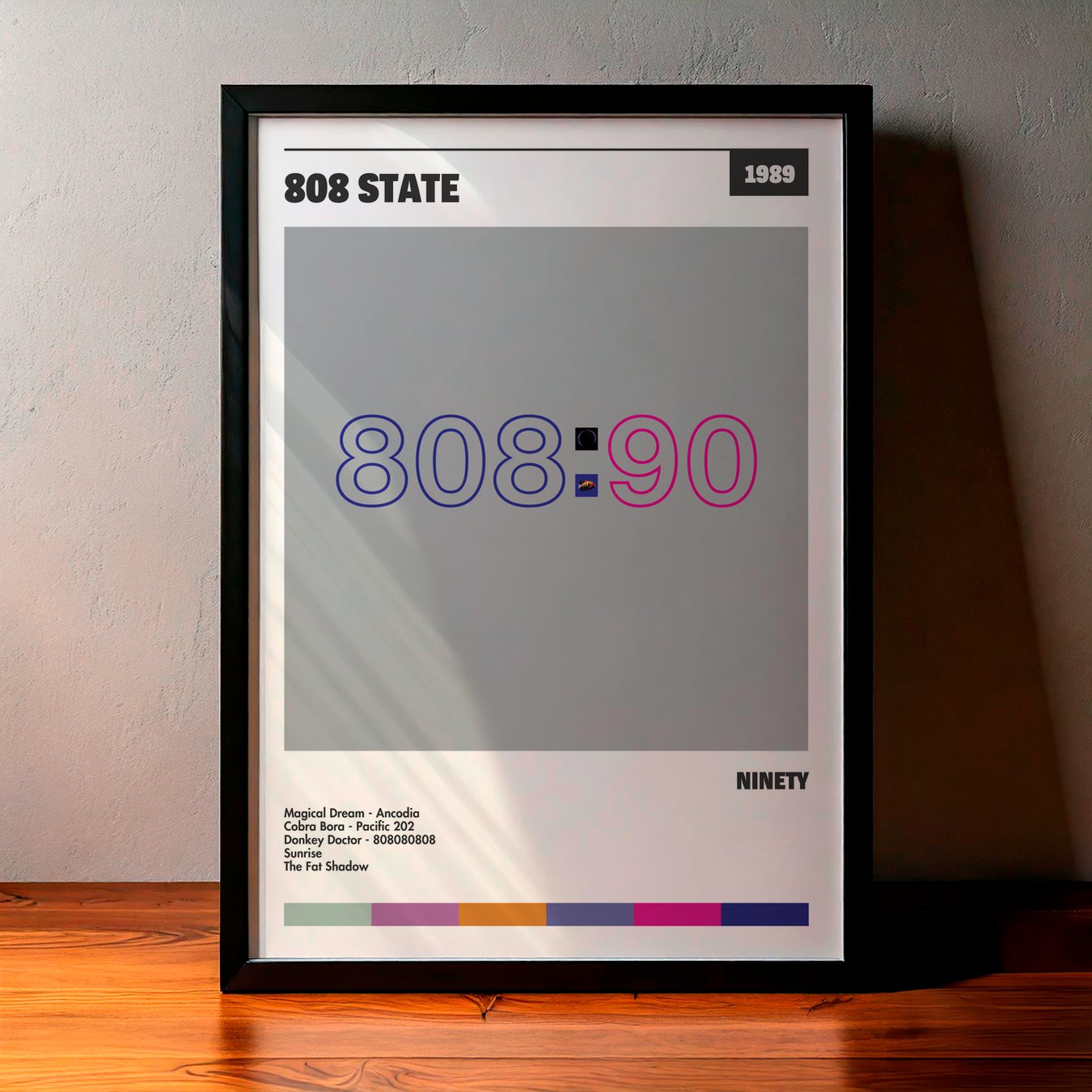 Cuadro 808 State – Ninety