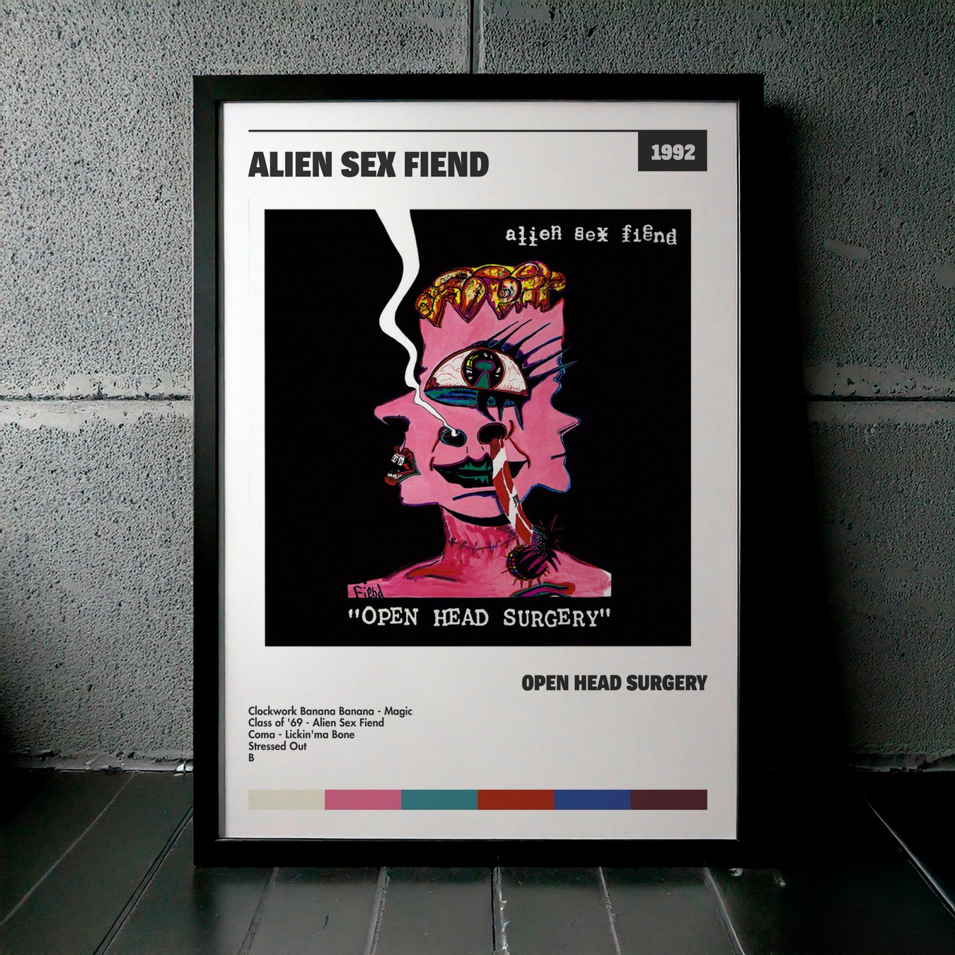 Cuadro Alien Sex Fiend – Open Head Surgery