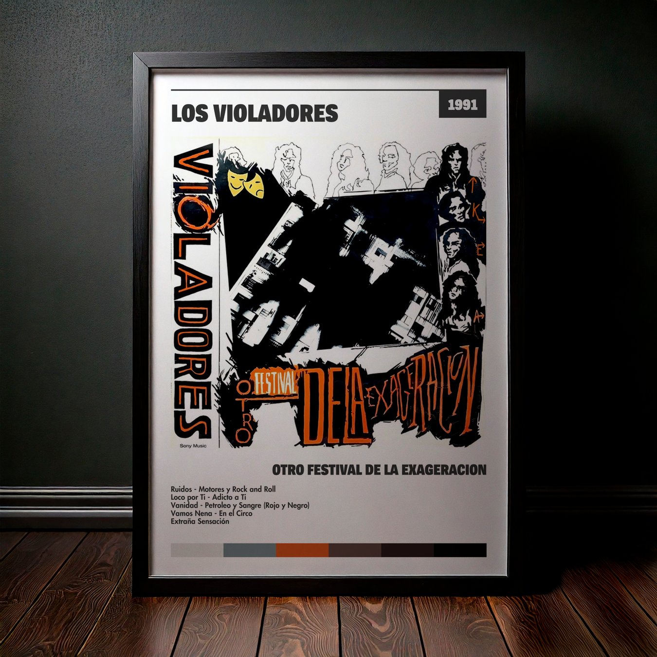 Cuadro Los Violadores – Otro Festival de la Exageración