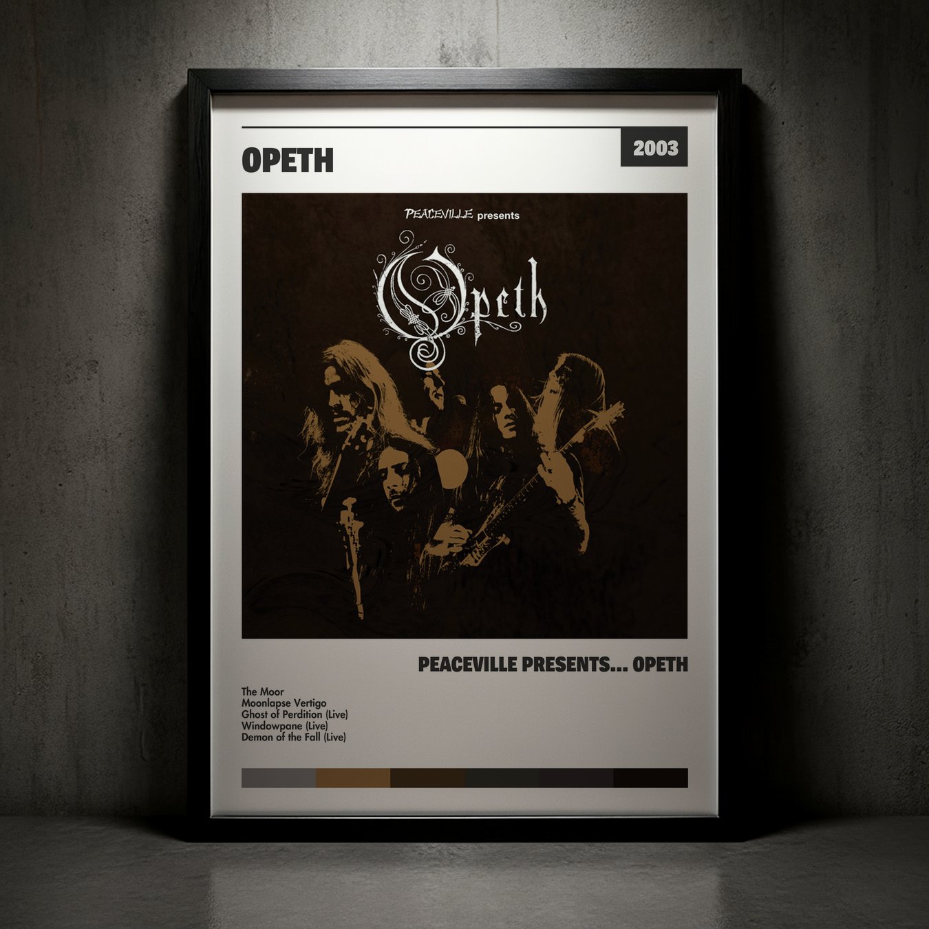 Cuadro Opeth – Peaceville Presents... Opeth