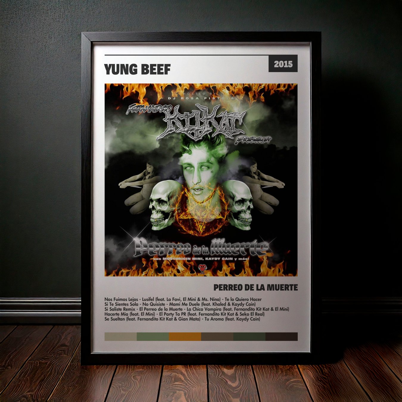 Cuadro Yung Beef – Perreo de la Muerte