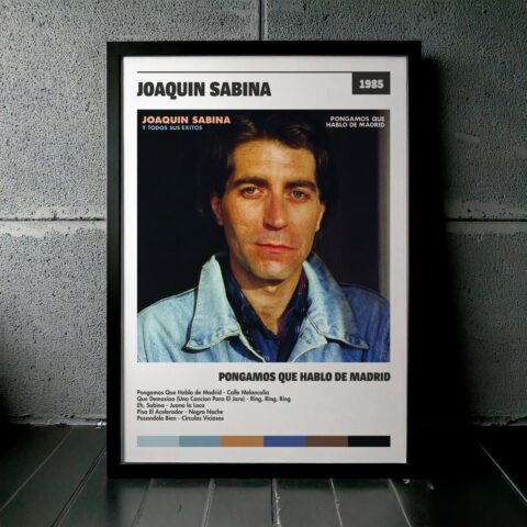Cuadro Joaquín Sabina – Pongamos que Hablo De Madrid