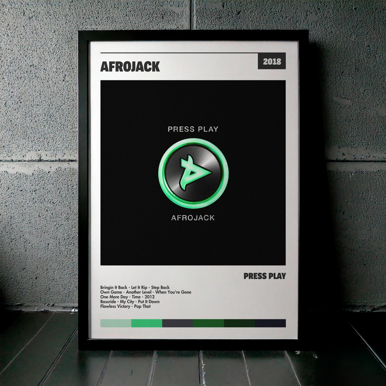 Cuadro Afrojack – Press Play