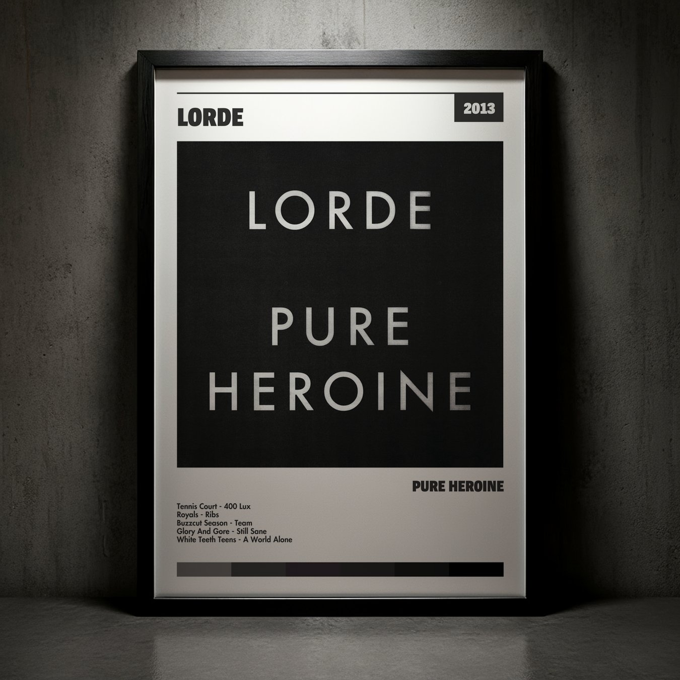Cuadro Lorde – Pure Heroine