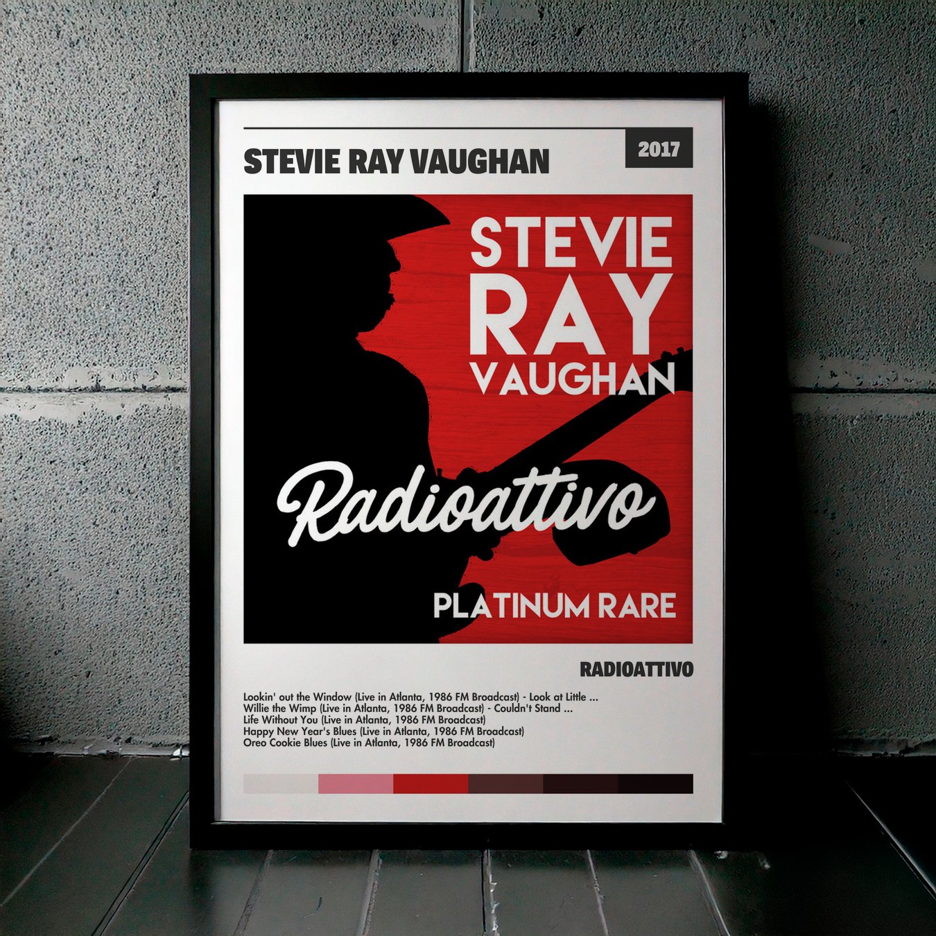 Cuadro Stevie Ray Vaughan – Radioattivo